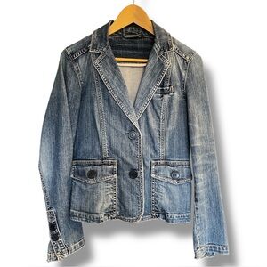 Vintage GAP Denim Jeans Blazer Women’s Small